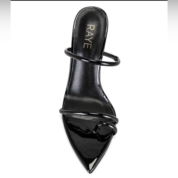 Raye gold block strappy sandals - Picture 4 of 4